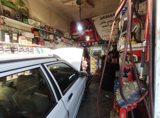 عکس تعویض روغن سامان