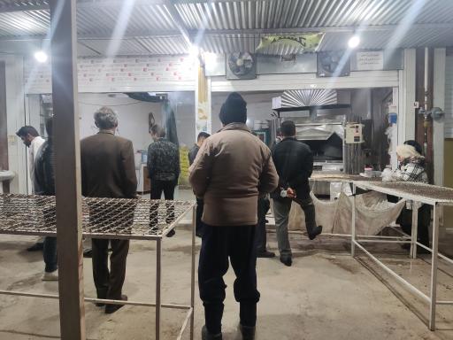 عکس نانوایی سنگک