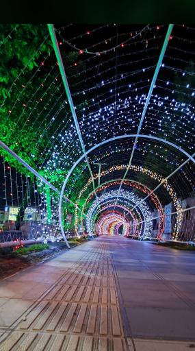 عکس تونل نورانی میدان مخابرات