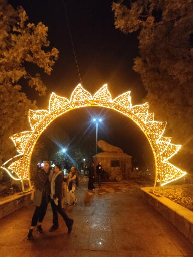 عکس مجسمه شیر سنگی