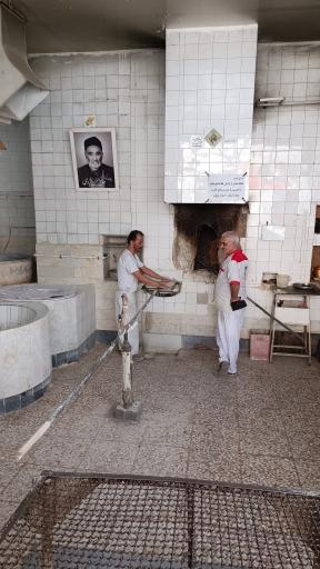 عکس نانوایی سنگک