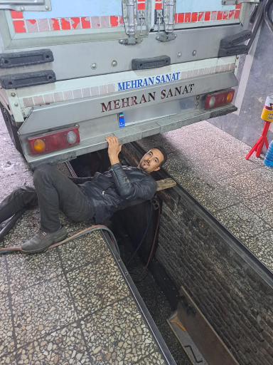عکس اگزوزسازی و تعویض روغنی نظری