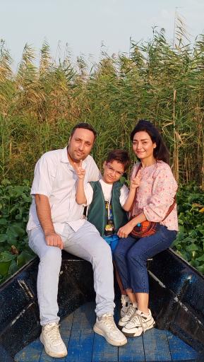 عکس اسکله قایقرانی دلارام تالاب انزلی