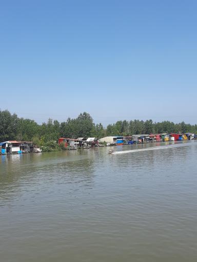 عکس اسکله قایقرانی دلارام تالاب انزلی