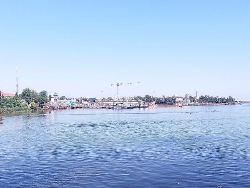 عکس اسکله قایقرانی دلارام تالاب انزلی