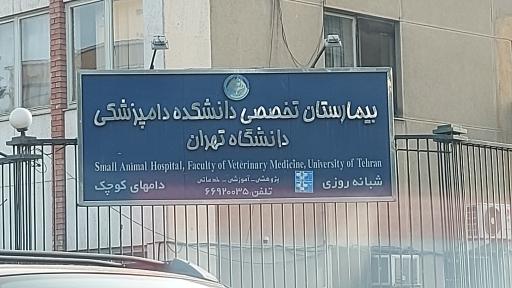 عکس بیمارستان دام های کوچک دانشکده دامپزشکی