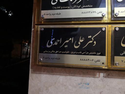 عکس علی امیراحمدی فوق تخصص جراحی قلب فلوشیپ جراحی چاقی و زیبایی