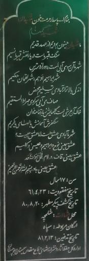 عکس بنای یادبود شهدای گمنام زابل