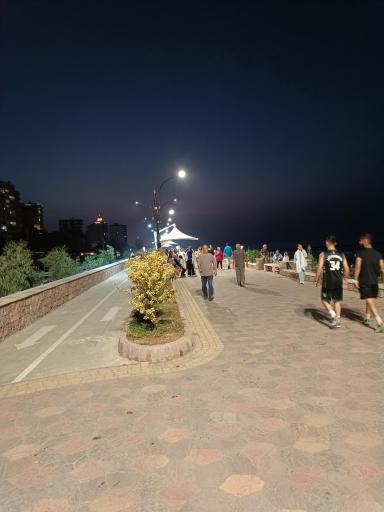 عکس پیاده راه ساحلی تنکابن 