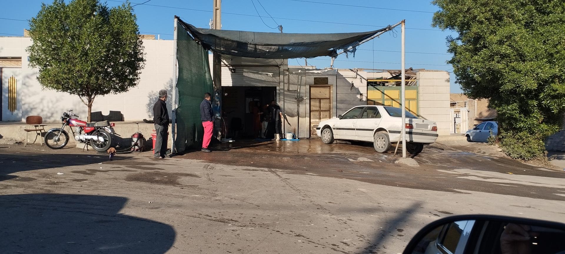 عکس کارواش گل سرخه