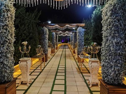 عکس باغ و تالار قوی سپید 