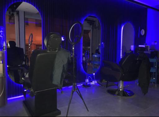 عکس آرایشگاه مردانه خط مو