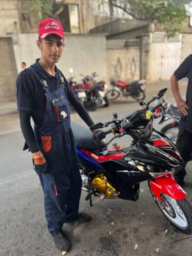 عکس تعمیرگاه تخصصی انواع موتور سیکلت جی تی مکس 
