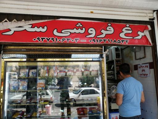 عکس مرغ فروشی سحر