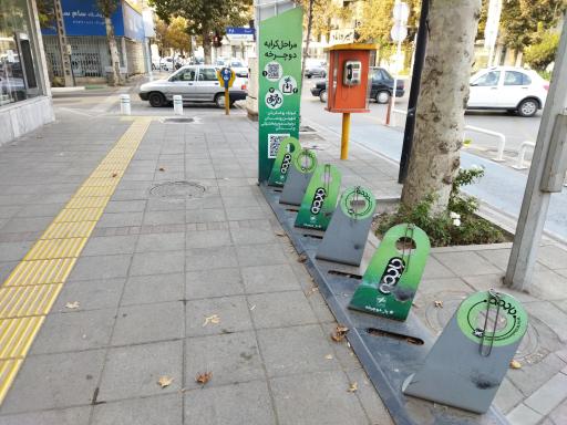 عکس ایستگاه دوچرخه اشتراکی