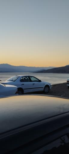 عکس جزیره دریاچه سد منجیل