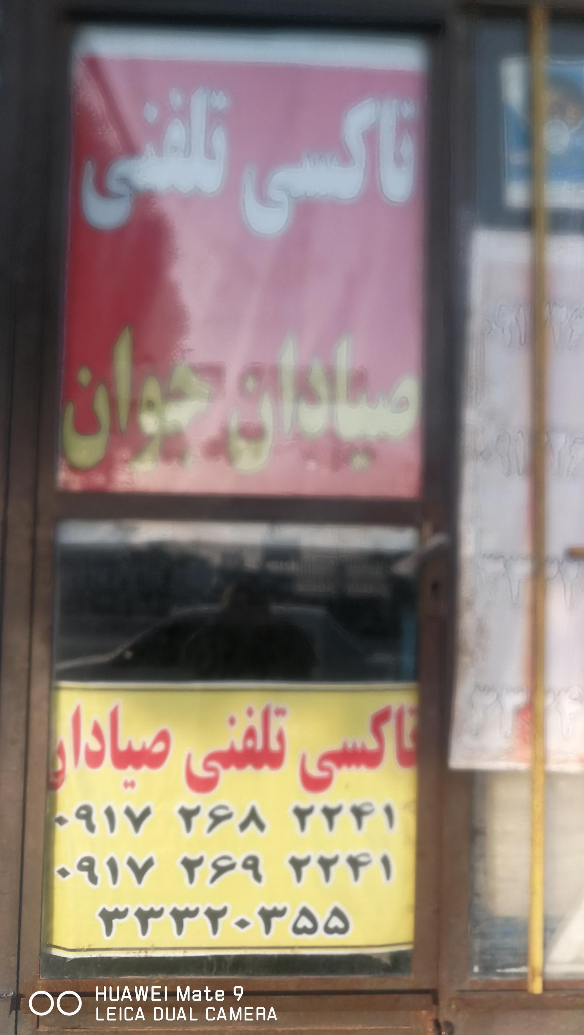 عکس تاکسی تلفنی صیادان جوان