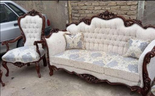 عکس مبلمان طلا چوب 