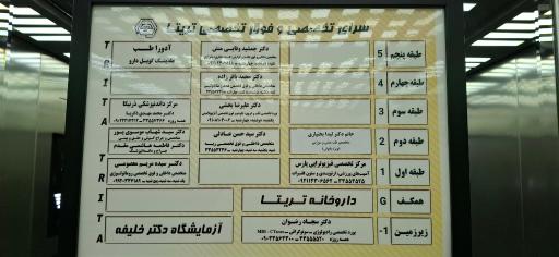 عکس ساختمان پزشکان تریتا