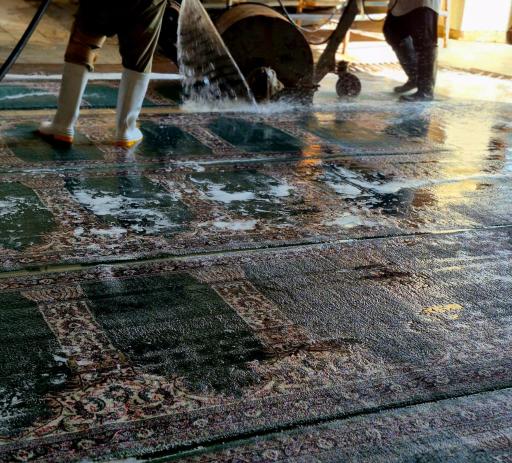 عکس قالیشویی دکتر فرش 