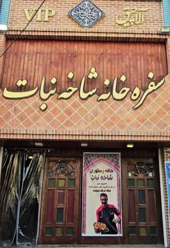 عکس سفره خانه شاخه نبات