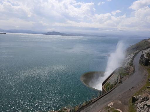 عکس دریاچه سد سفیدرود