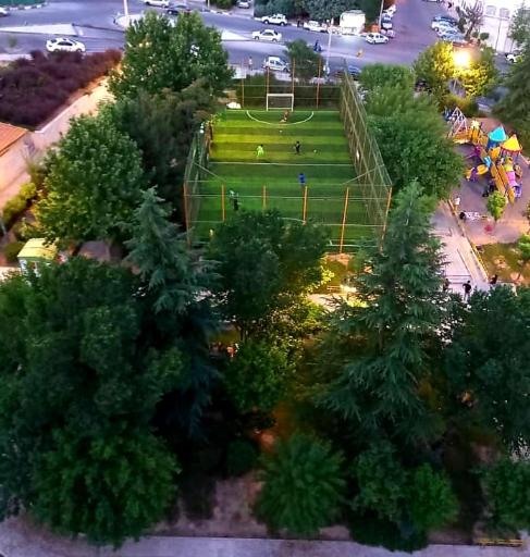 عکس زمین فوتبال پارک گلریزان