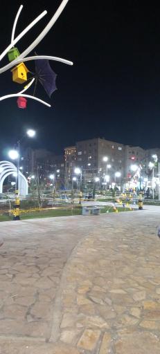 عکس باغ راه ملت