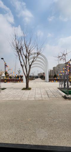 عکس باغ راه ملت