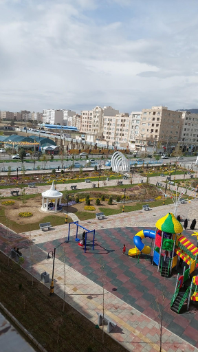عکس باغ راه ملت