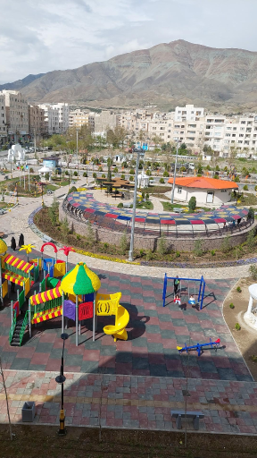 عکس باغ راه ملت