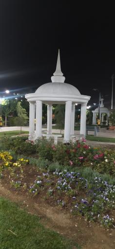 عکس باغ راه ملت