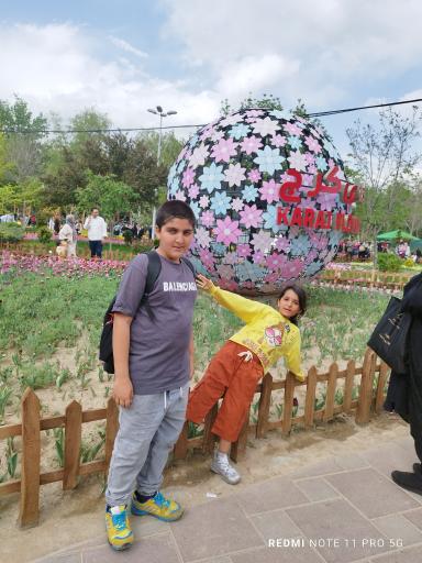 عکس باغ گلها