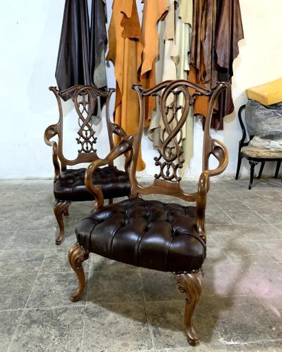 عکس رویه کوبی مبل چرم گاوی