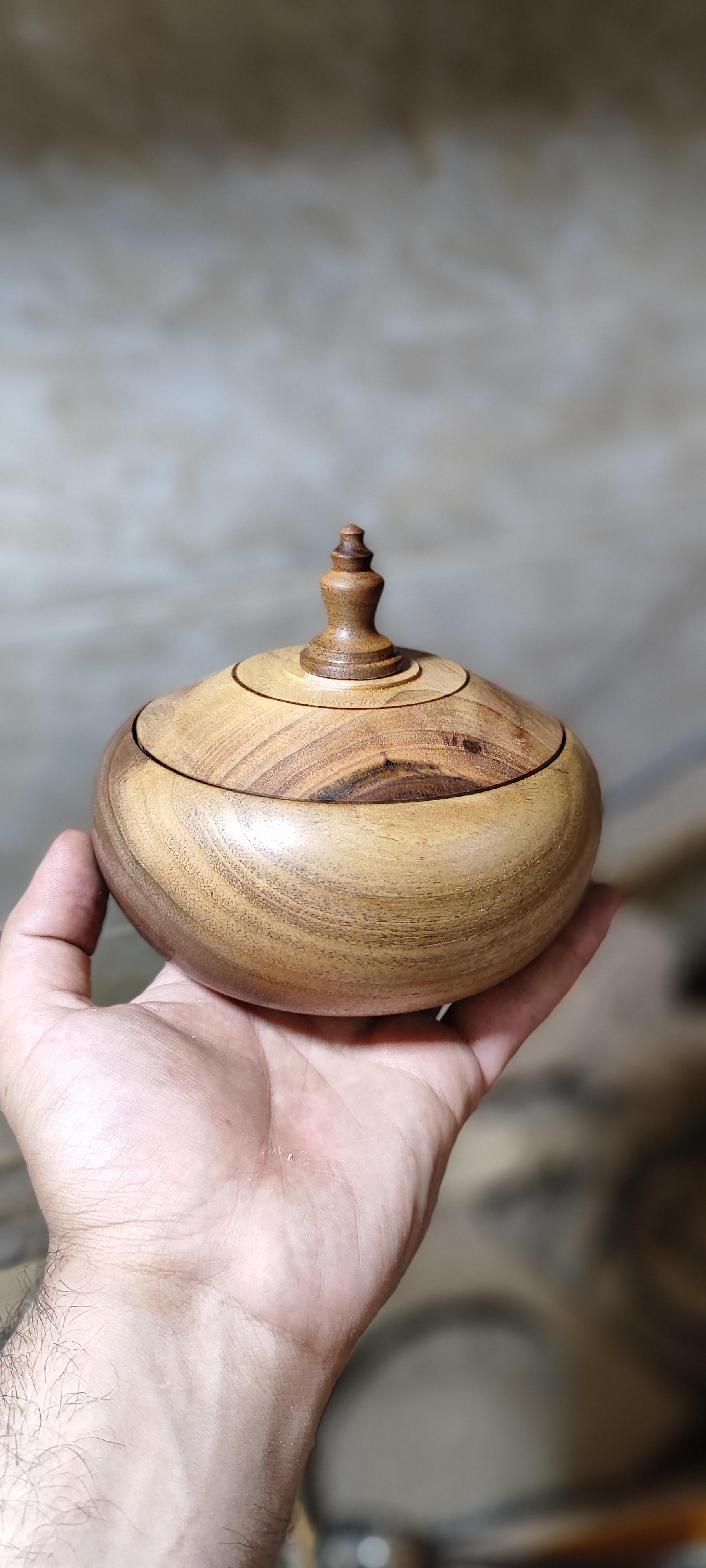 عکس ظروف چوبی چراغی