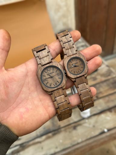 عکس ساعت مچی چوبی بینوکیو