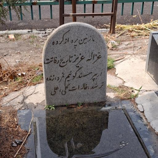 عکس مزار غزاله علیزاده