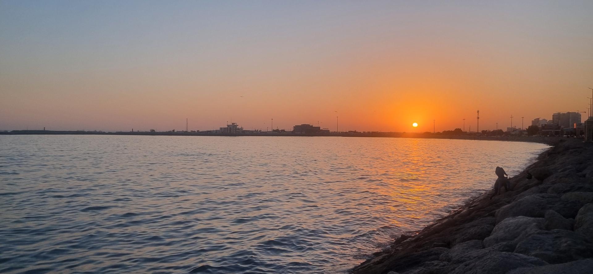 عکس ساحل دریا بندر عباس 