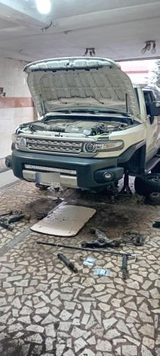 عکس جلوبندی وکمک فنر سازی اکبر