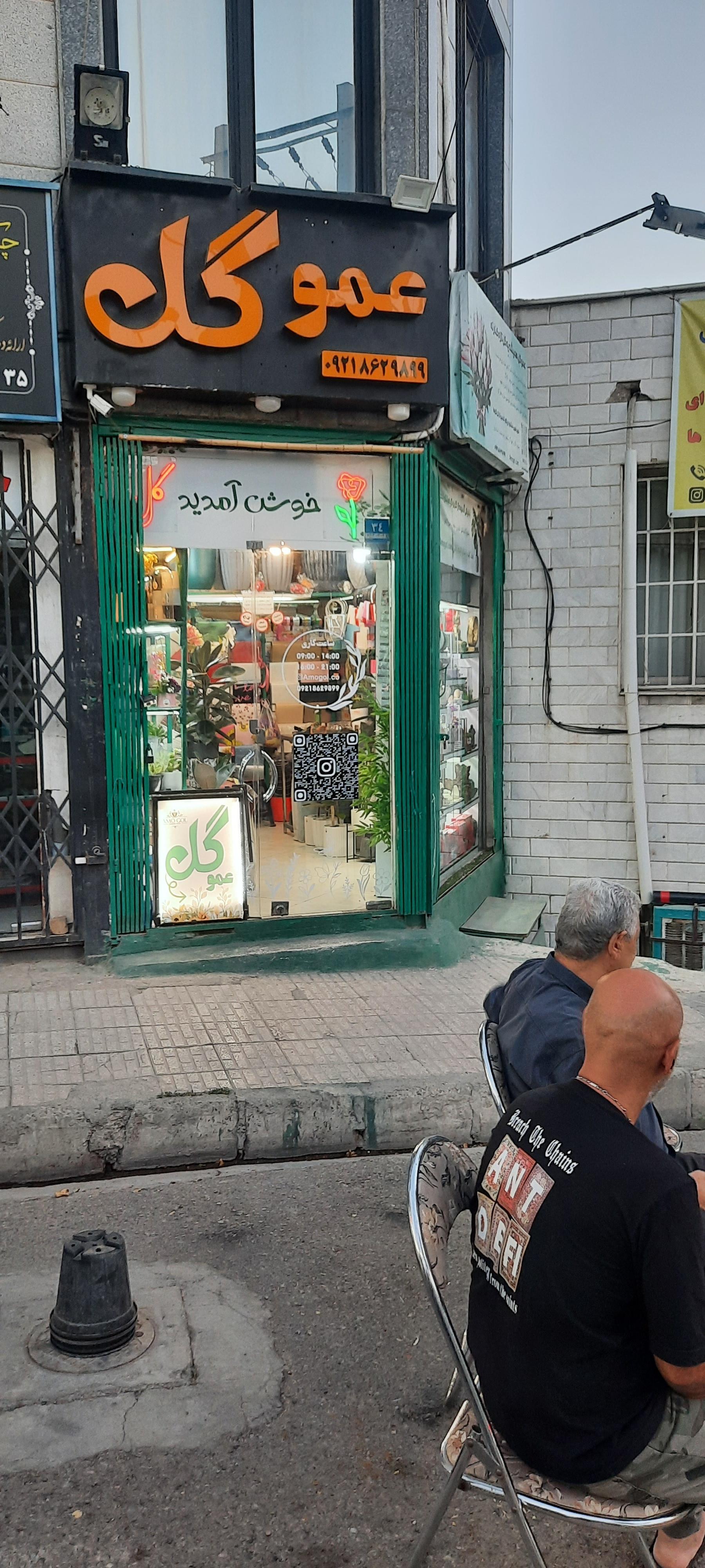 عکس گل فروشی عمو گل 