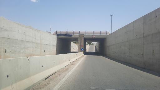 عکس تقاطع غیرهم سطح شهدای بانیان