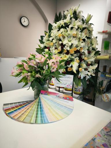 عکس مرکز ترکیب رنگ کامپیوتری پیگمنت 