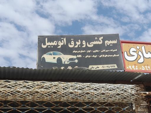 عکس سیم کشی و برق اتومبیل 