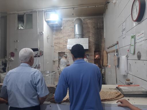 عکس نانوایی سنگک انصاری