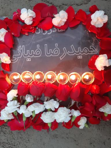 عکس مزار حمید رضا ضیائی