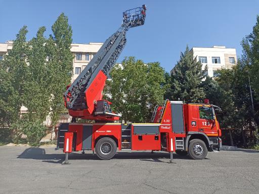 عکس آتش نشانی ایستگاه 38