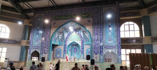عکس مصلی نماز جمعه شهر قدس