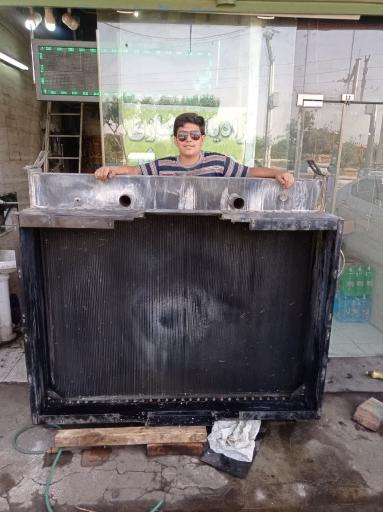 عکس رادیاتور سازی و شارژ گاز کولر محمد
