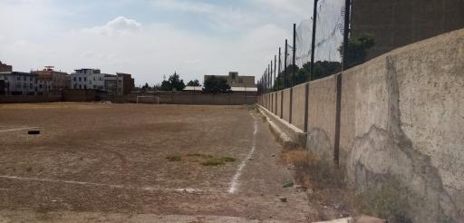 عکس زمین فوتبال خاکی