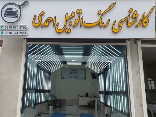 عکس کارشناسی رنگ اتومبیل احمدی